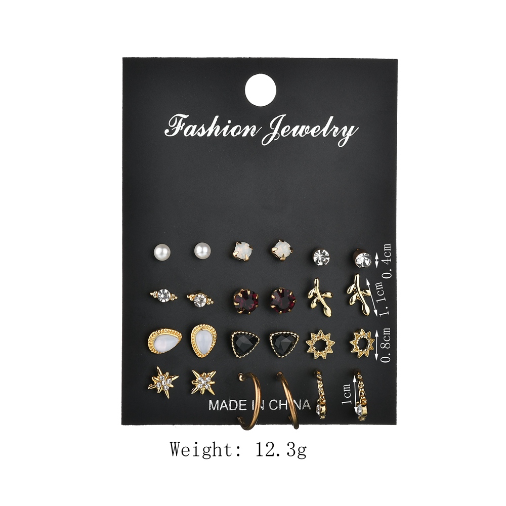 small stud earrings set